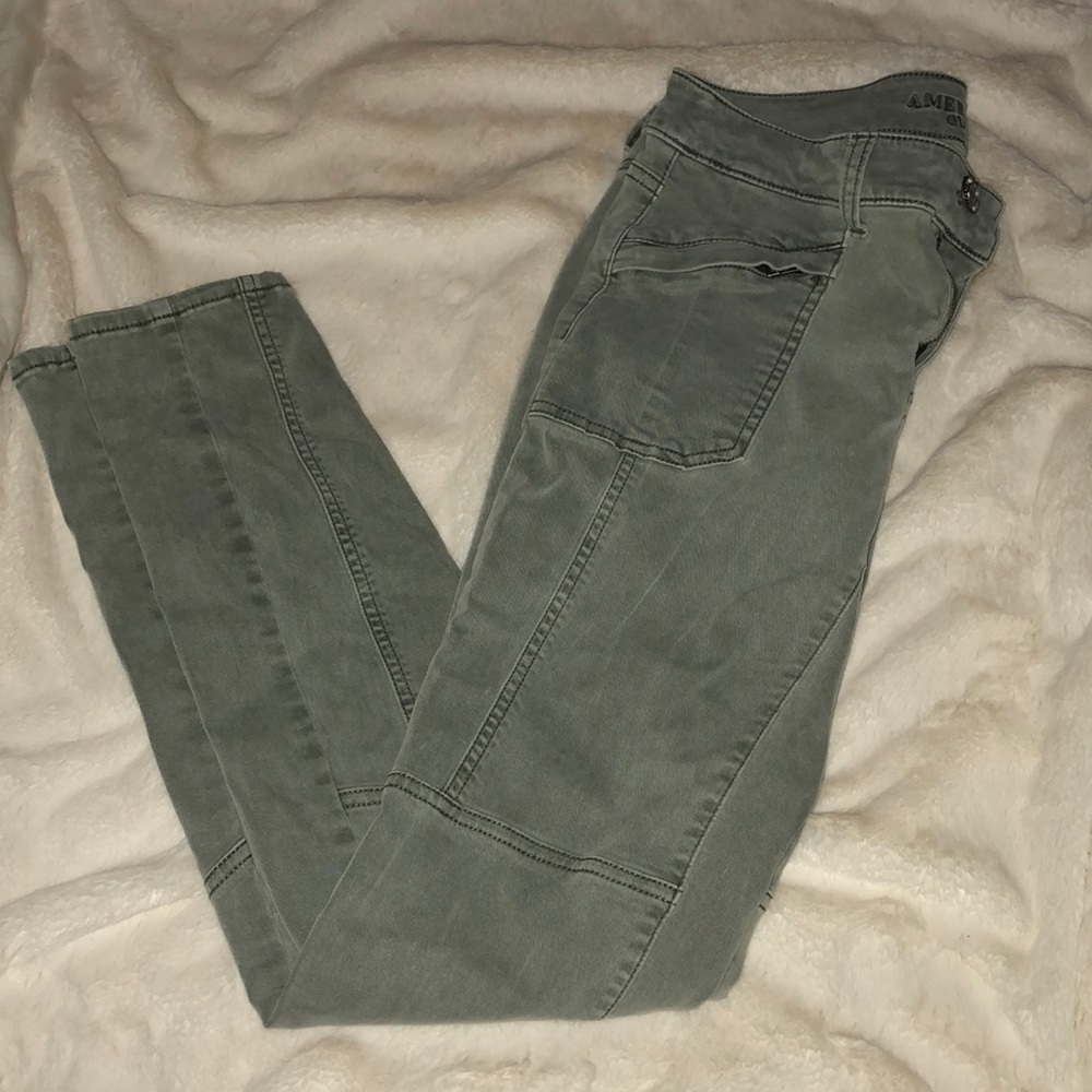 Grey jegging pant